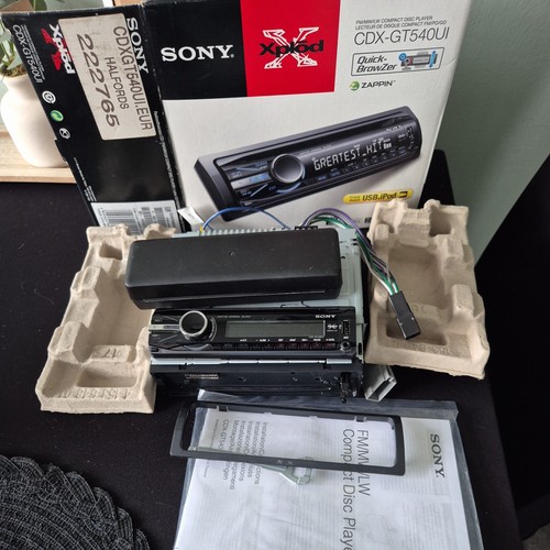 Sony xplod cdx gt540ui - sony,