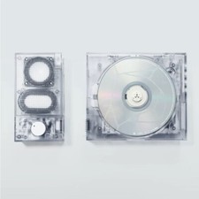 Transparent TINYL SPLIT 3IN1 HiFi Magnetic Retro Split CD Player 5W BT Speaker