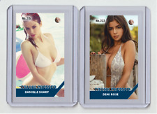 Danielle Sharp rare MH Trunk Pressed #'d x/3 Tobacco card no. 215