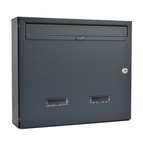 Wall mounted post box large - mounted, w4