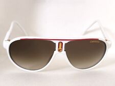 Occhiali Sole CARRERA™ Champion VINTAGE Small Bianco Rosso Aviatore Sport Pilota