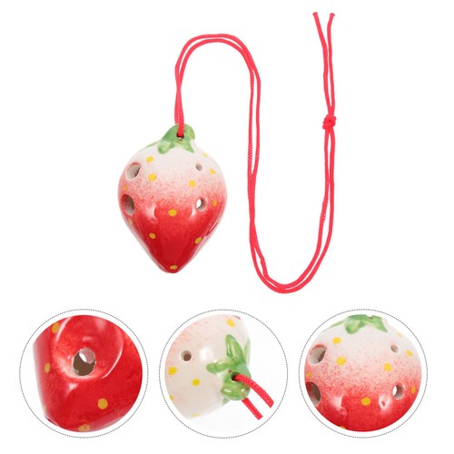Strawberry shaped ocarina - shaped,