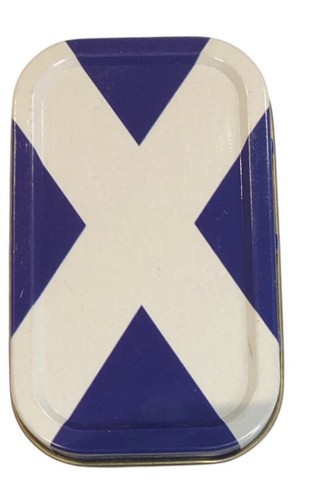 Scotland flag tobacco tin - flag, 1oz