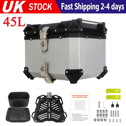 45l aluminium alloy motorcycle - aluminium,