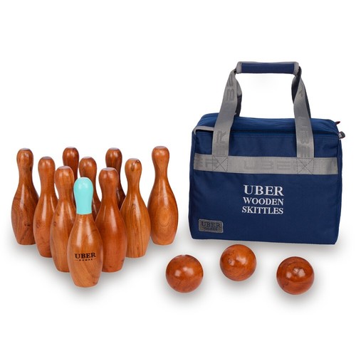 Uber games wooden skittles - games,