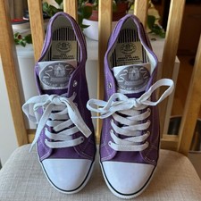 Y2K Dunlop Original Green Flash LowTop Canvas Sneaker Rubber Sole Unisex UK7 New