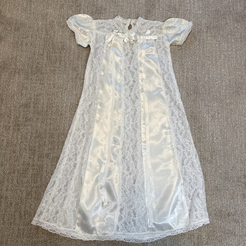 Vintage baby dress long gown - baby,