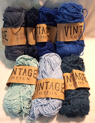 260g mixed blue colours - blue,