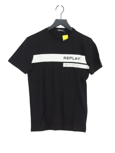 Replay men shirt s black - men's,