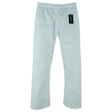 Playwell Premium Karate Cotton 10oz Trousers White Bottoms Adults Pants Gi