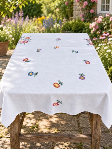 Vintage hand embroidered - hand,
