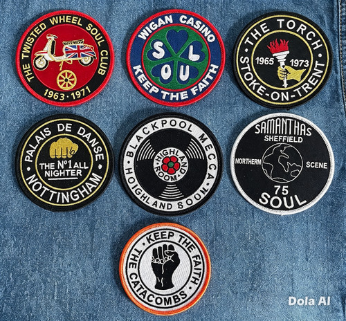 Northern soul iron patch - soul, on