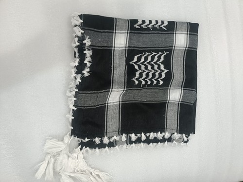 Black and white - and, keffiyeh