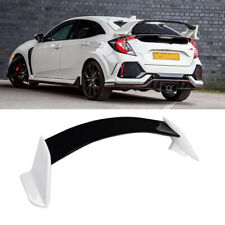 For Honda Civic Hatchback 2016-2021 Type R BLACK + WHITE Rear Trunk Wing Spoiler