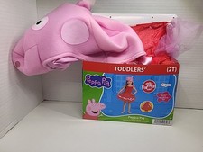Toddlers 2T Peppa Pig Dress Up