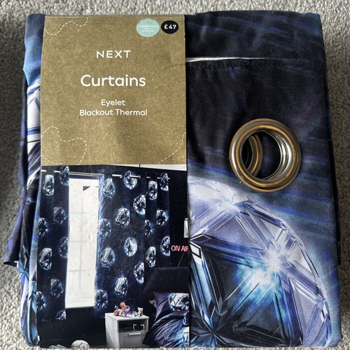 Next football curtains eyelet - football,
