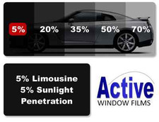 LIMO BLACK, MEDIUM, LIGHT & ULTRA LIGHT CAR AUTO TINT WINDOW TINTING FILM