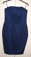 F&F Blue Bandeau Dress - Tulip