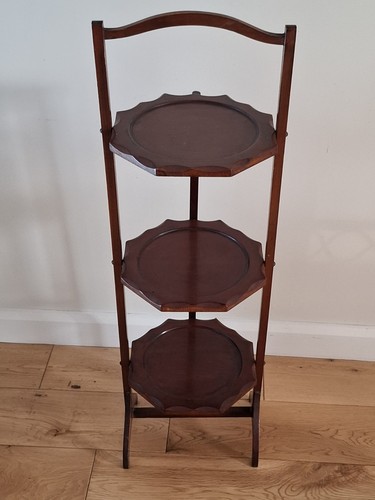 Antique folding wooden - wooden, cake