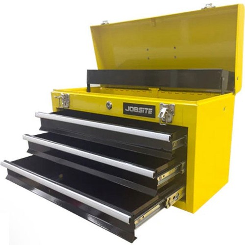 Portable metal tool box - portable, chest