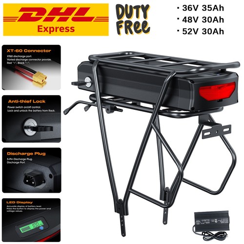 Ebike battery 36v 48v - 36v, 30ah
