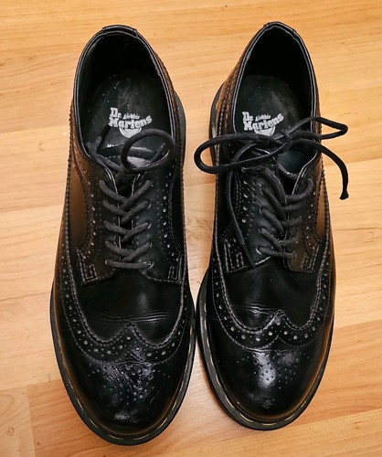 Martens brogue oxfords - martens,