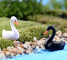Mini Swan Figurine Fairy Garden Ornaments Crafts Goose Model Miniature  Animal