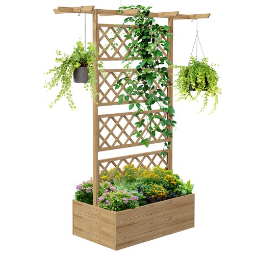 Outsunny wooden trellis - outsunny,
