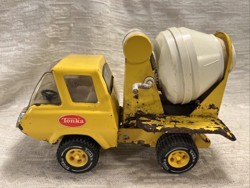 Vintage 70s tonka cement mixer - tonka,