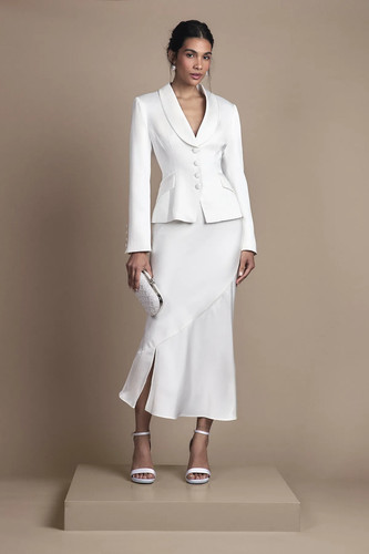 Coast ivory midi skirt womens - coast,
