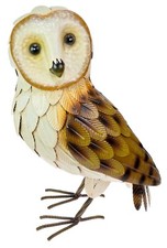 Large Metal Owl Sculpture