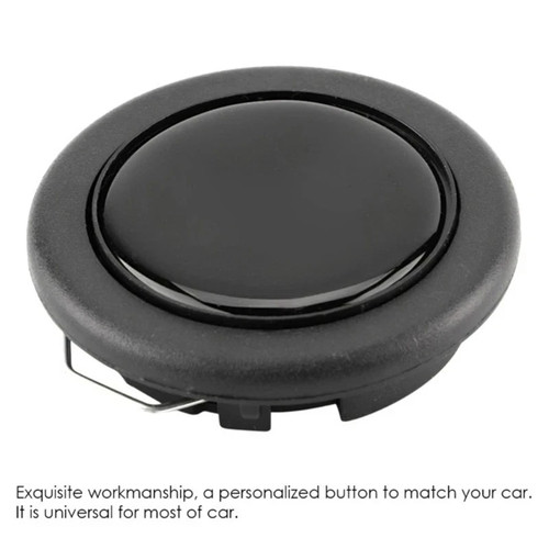 Universal black steering wheel - universal,