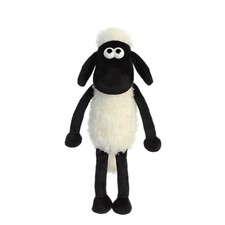 Shaun the Sheep 61173 8-inch Plush Cuddly Toy, Black and White, 8in, Suitable fo