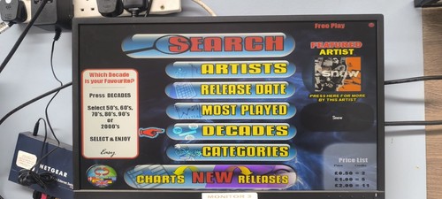 Nsm touch screen jukebox - screen,