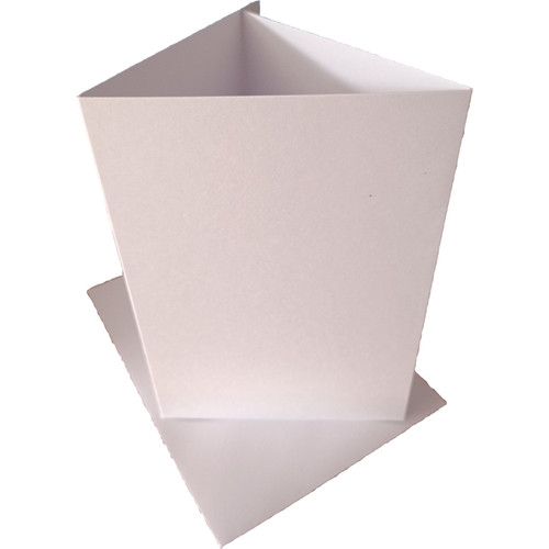 Tri fold blank cards plain - tri,