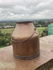 ANTIQUE FRENCH COPPER MILKING CHURN