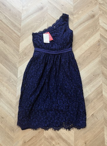 Bnwt monsoon navy lace satin - monsoon, lace/satin