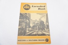 1952 abc British Railways Locoshed Book Western Ian Allan No Underlinings VGC
