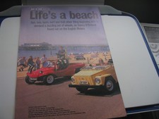 profile of 4 beach cars Trekker Moke Buggy Boat