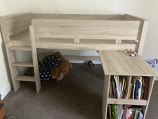 cabin bed mid sleeper with desk and mattress  all from Next