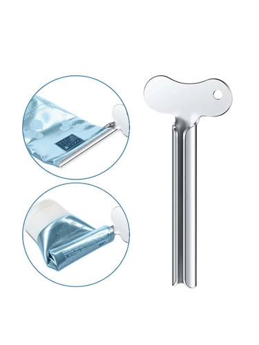 Metal toothpaste squeezer key - toothpaste,