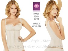 DIANE-002397 LINED SHAPER VEST FAJA COLOMBIANA PARA MUJER LATEX REDUCE INCHES. 