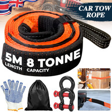 Orange Tow Strap 5m 10 Tons