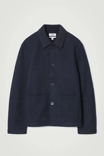 Cos boiled wool chore jacket - cos, boiled-wool