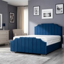 Art Deco Crown Panel Bed Frame