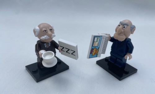 Lego statler and waldorf - lego,