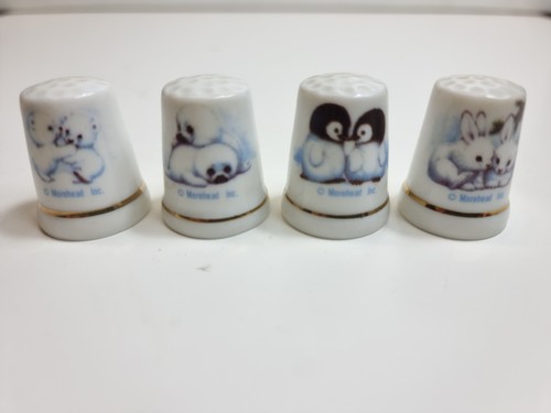 Snow babies thimbles set of - babies,