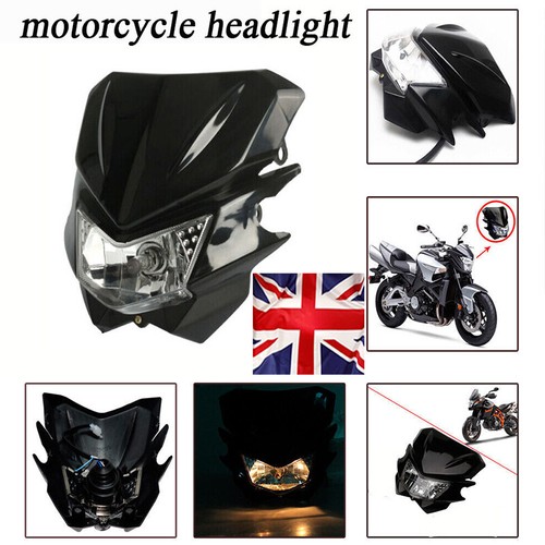 Motorcycle headlight lamp - lamp, w/