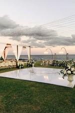 Premium Gloss White Dance Floor Panels For Weddings & Events Any Size Available 