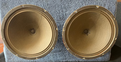 Pair vintage alnico - 12",